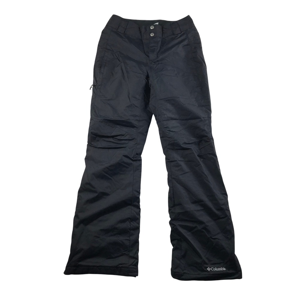 Columbia Bugaboo Omni-Heat Black Insulated Snow Ski Pants Womens XS Regular